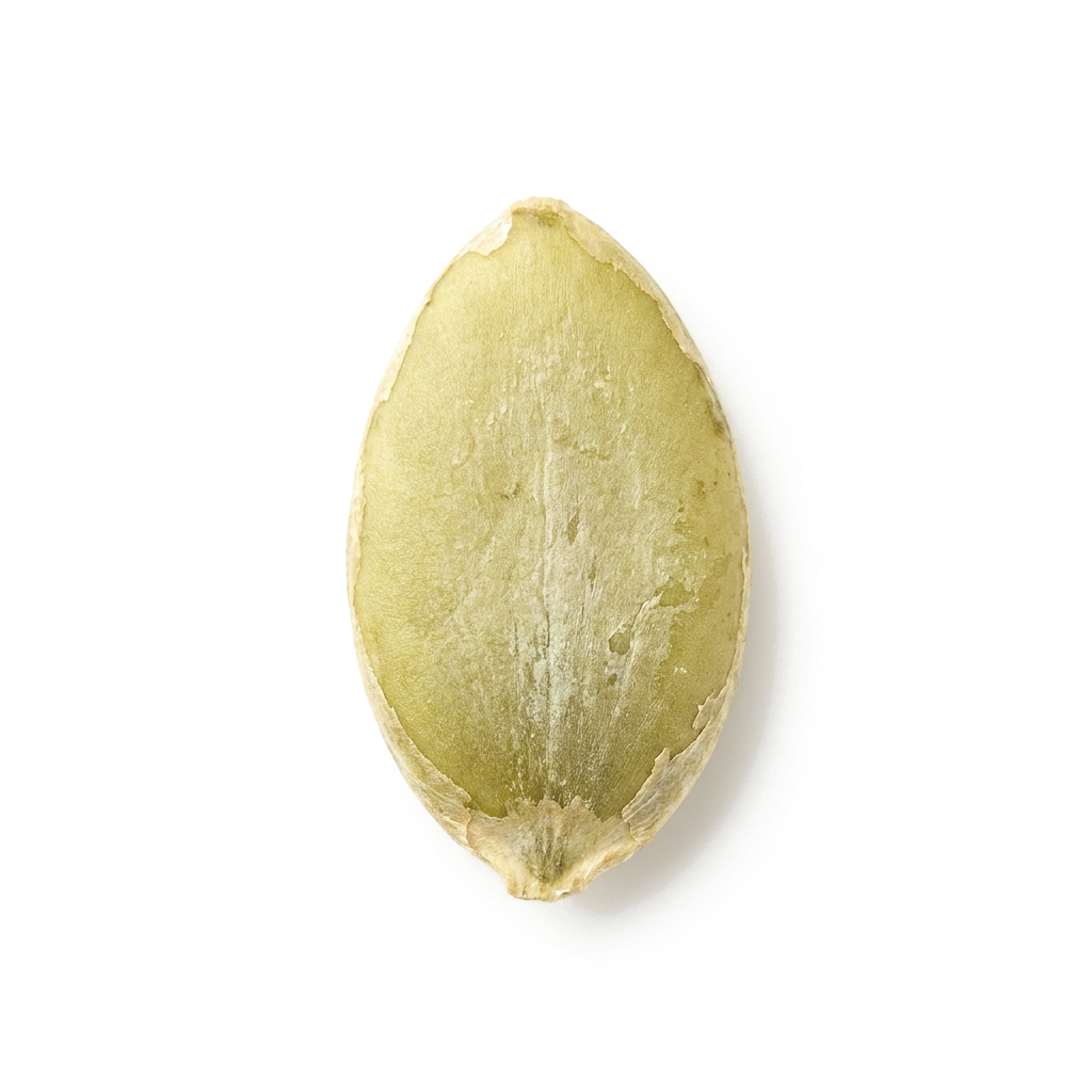 Pumpafrön på vit bakgrund